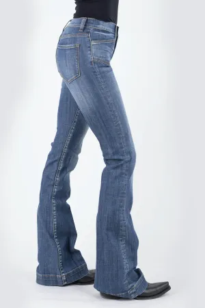 Retro Texture Stetson Womens Blue Cotton Blend 921 Plain Back Jeans Relaxed Mood Stetson Womens Blue Cotton Blend 921 Plain Back Jeans
