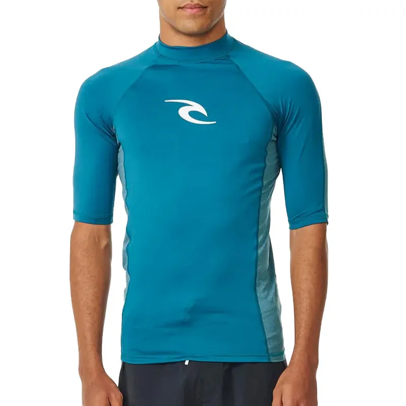 Ripcurl Waves UPF Perf Short Sleeve Rash Vest