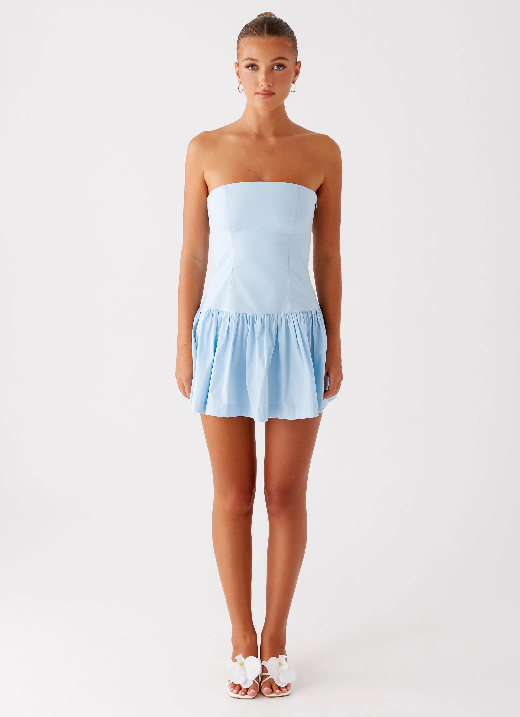 Modest Look Riviera Mini Dress - Blue
