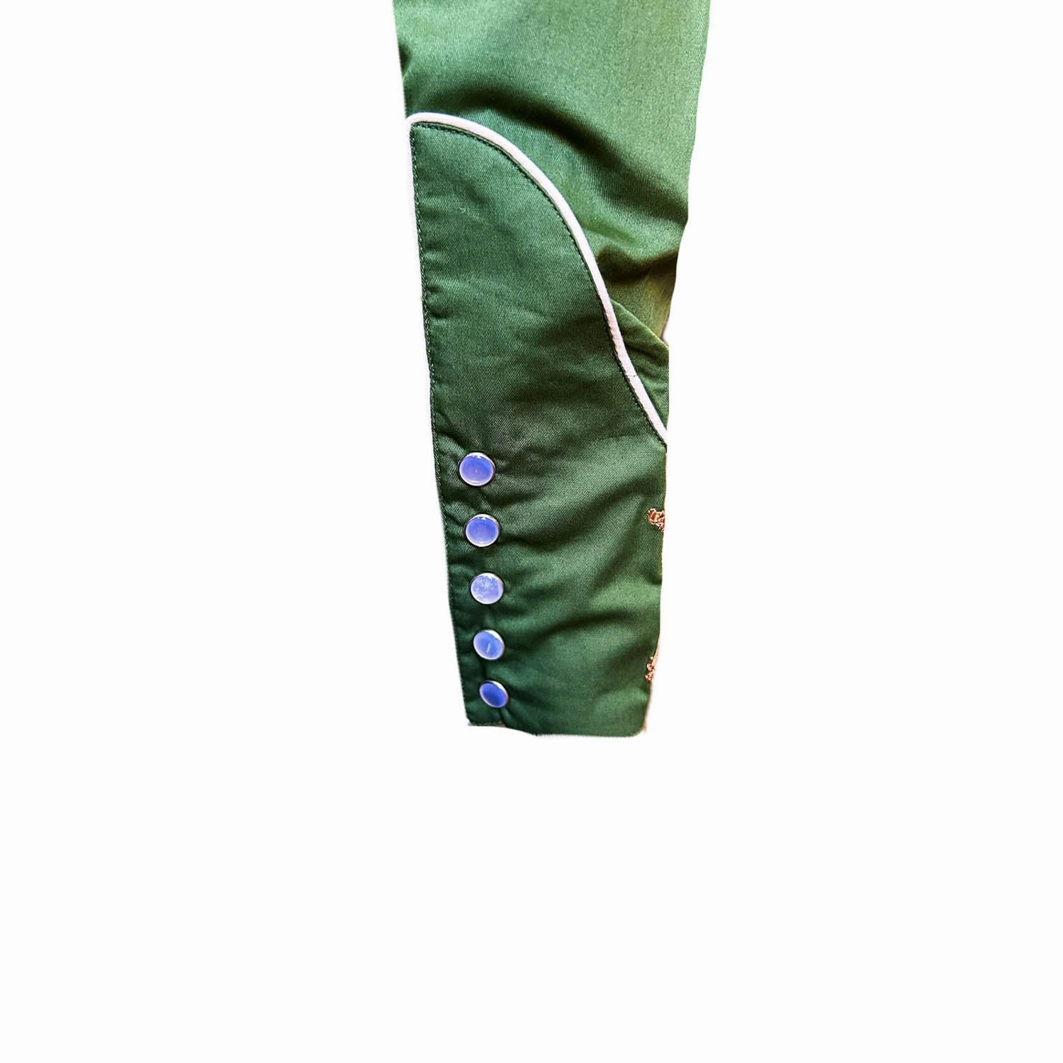 Rockmount Mens Steer Skull and Arrow Green 100% Cotton L/S Shirt Essential Layer Retro Vibe