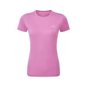 Ronhill | Women's Tech S/S Tee - Fuchsia/Honeydew