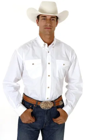Roper Mens White 100% Cotton L/S Tall Solid Poplin Long Tail Western Shirt Chic Vibes Roper Mens White 100% Cotton L/S Tall Solid Poplin Long Tail Western Shirt Graduation Ceremony Comfortable Look