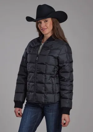 Roper Womens Poly Filled Western Black 100% Polyester Insulated Jacket Edgy Twist Roper Womens Poly Filled Western Black 100% Polyester Insulated Jacket Neutral palette