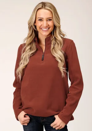 Roper Womens Sienna Polyester Micro Fleece Jacket Daywear Ready Roper Womens Sienna Polyester Micro Fleece Jacket Slim Silhouette