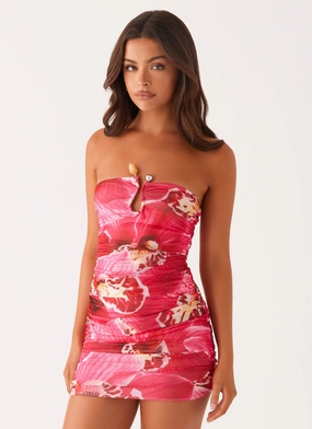 Rudy Mini Dress - Orchid Pink Thermoregulating Fiber City Style Rudy Mini Dress - Orchid Pink