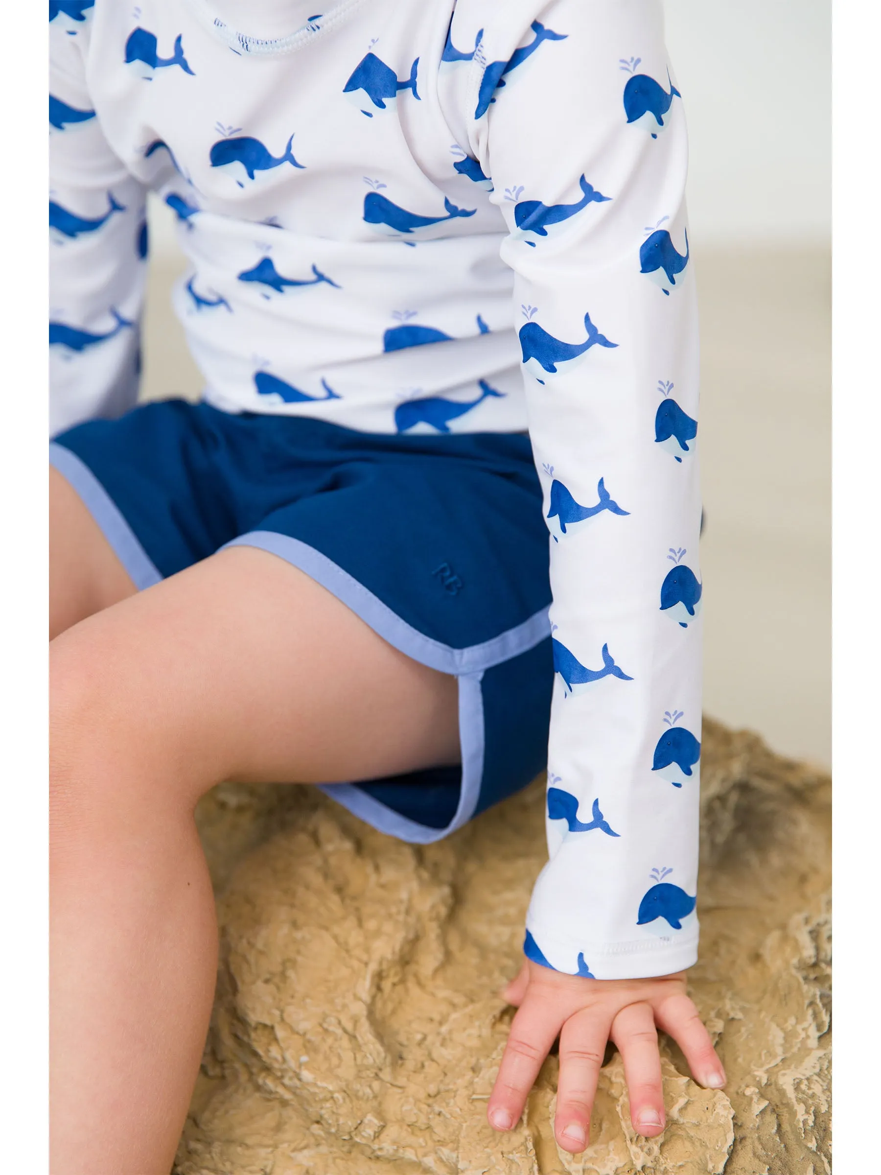 Rugged Butts Dolphin Hem Swim Trunks