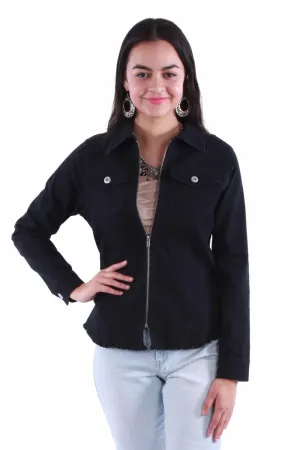 Rugged Pattern Scully Womens Stretch Denim Black Cotton Blend Cotton Jacket Scully Womens Stretch Denim Black Cotton Blend Cotton Jacket Modern Shopping Day