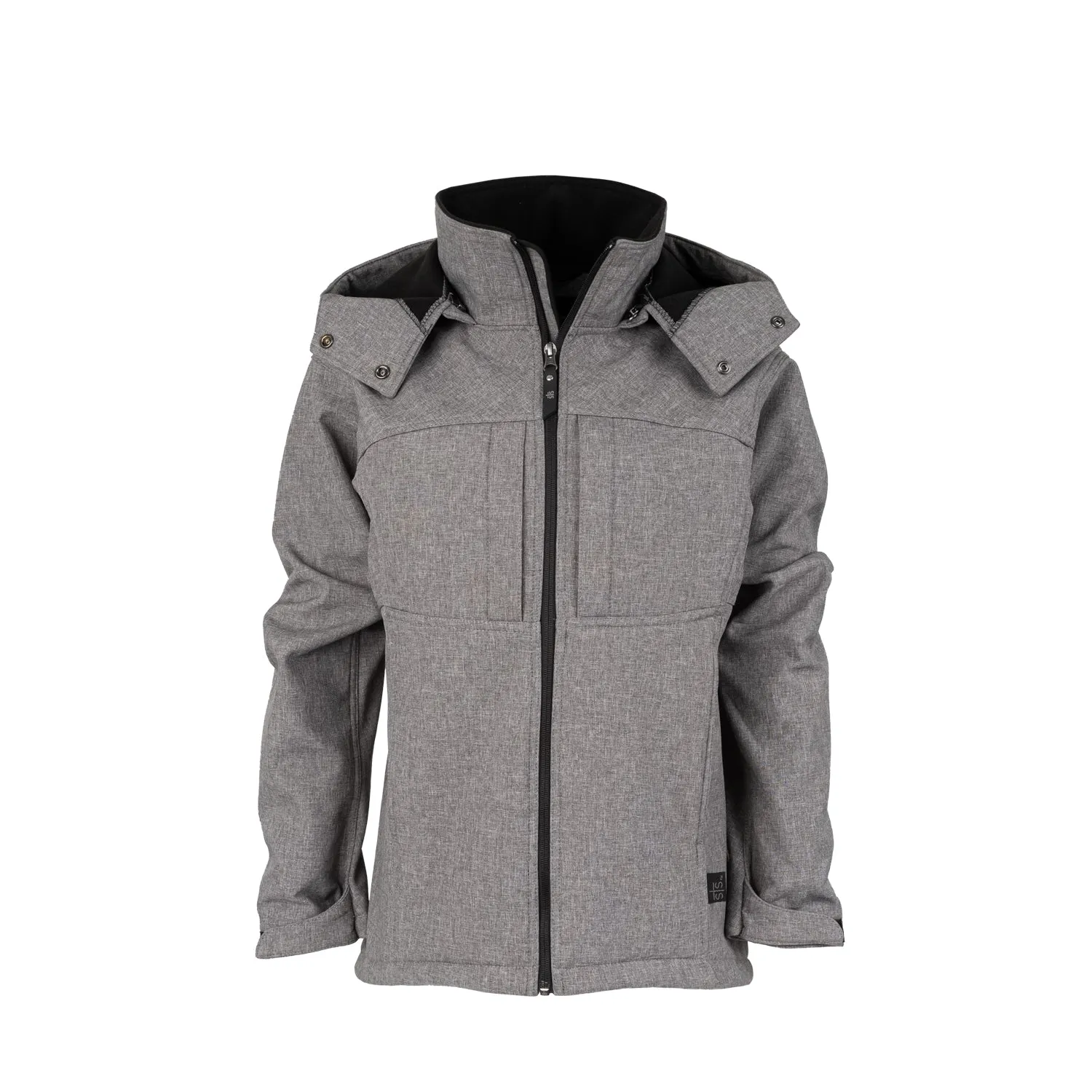 All weather Relaxed Basics STS Ranchwear Womens Weston Heather Gray Poly/Spandex Softshell Jacket