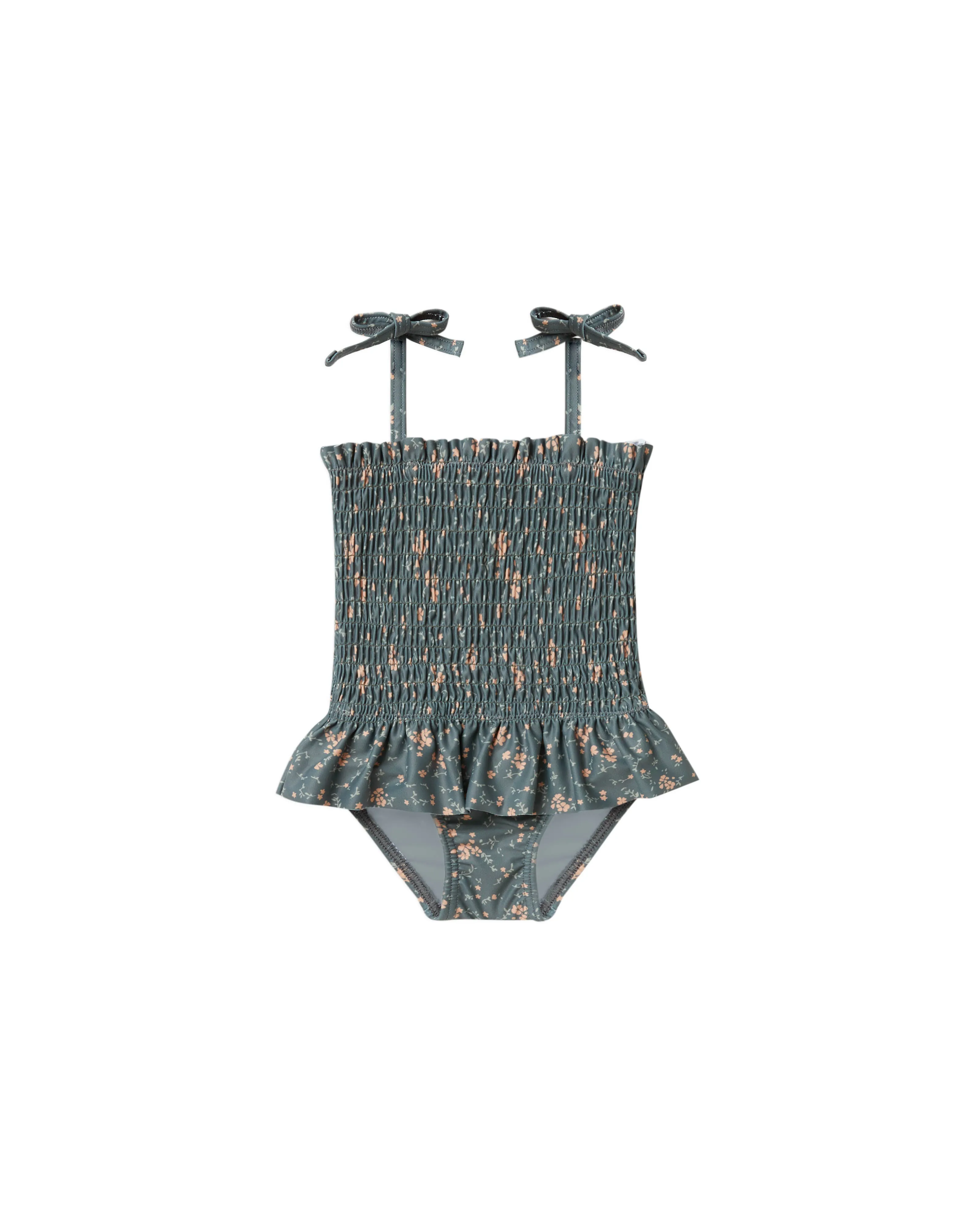 Rylee   Cru Smocked One Piece | Dark Floral