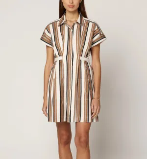Sable Mini Dress | Giatta Stripe Affordable Attire Sable Mini Dress | Giatta Stripe Chilly Day Comfort Shiny surface
