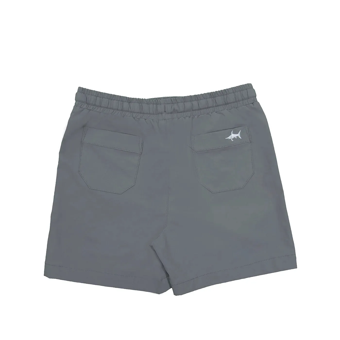 Saltwater Boys- Topsail Performance Shorts (Dark Grey, 2-16)