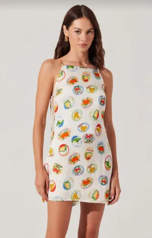 Samira Dress in Ivory Fruit Cocktail Versatile Wear Samira Dress in Ivory Fruit Cocktail Outfit Boost
