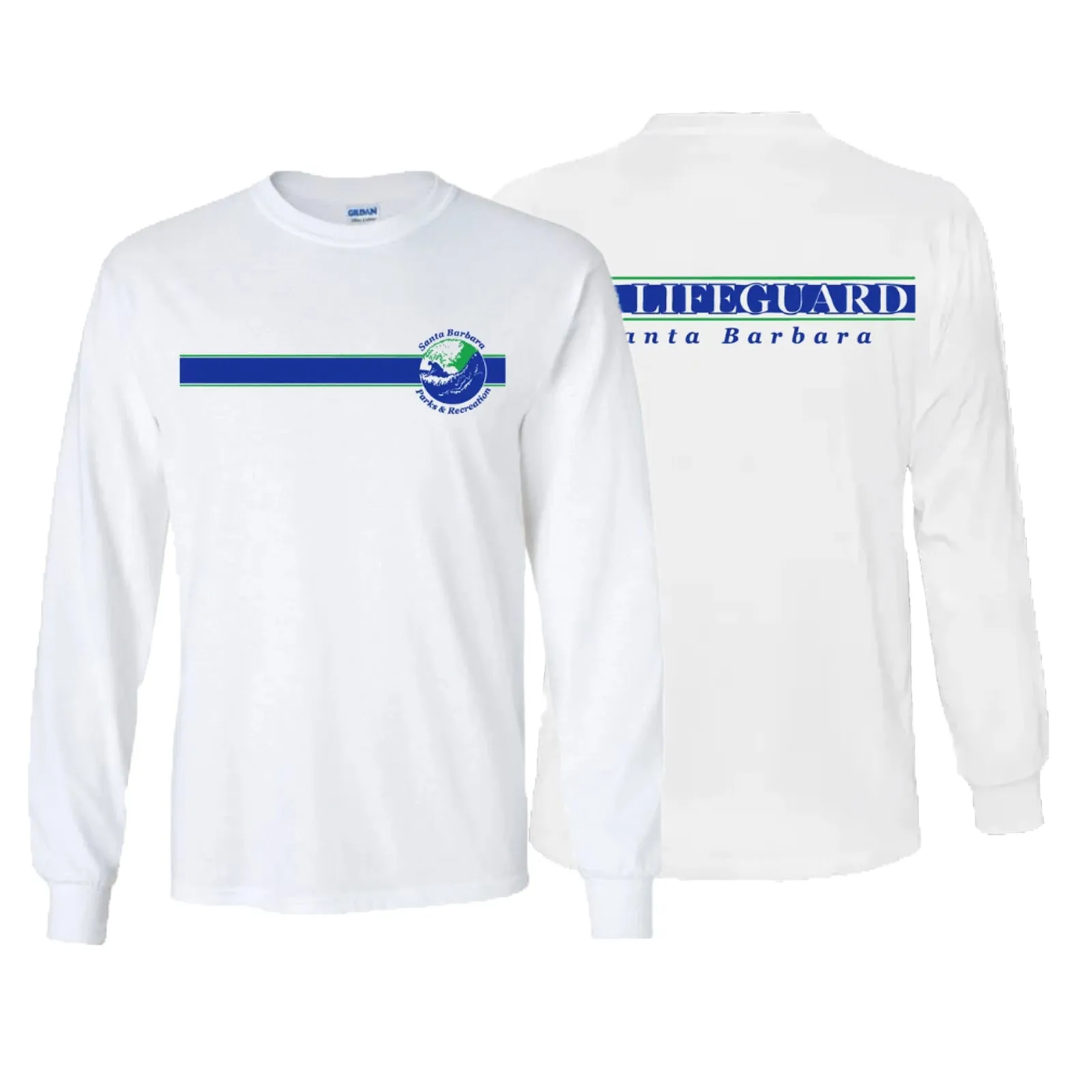 Santa Barbara Junior Guards Long Sleeve T-Shirt Uniform -White