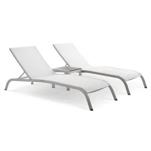 Savannah Three-Piece Outdoor Patio Mesh Set