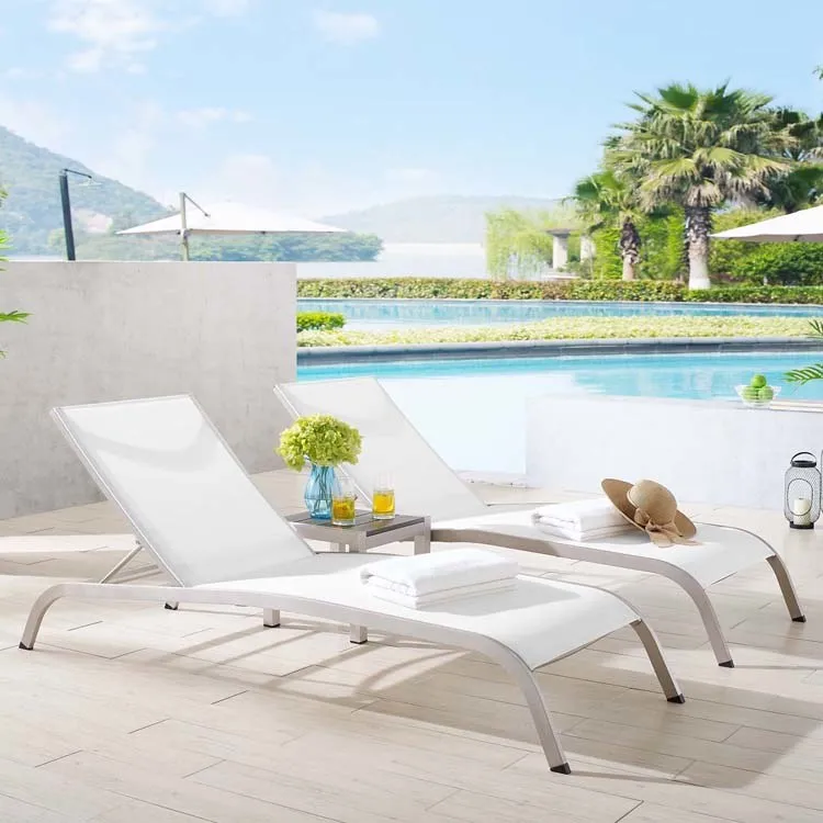Savannah Three-Piece Outdoor Patio Mesh Set