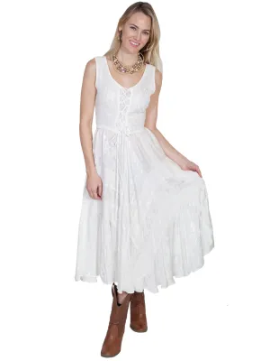 Scully Honey Creek Womens Full Length Dress Ivory 100% Rayon Lace Up Daily Sense Scully Honey Creek Womens Full Length Dress Ivory 100% Rayon Lace Up Unisex Wear Elegant Vintage Lover