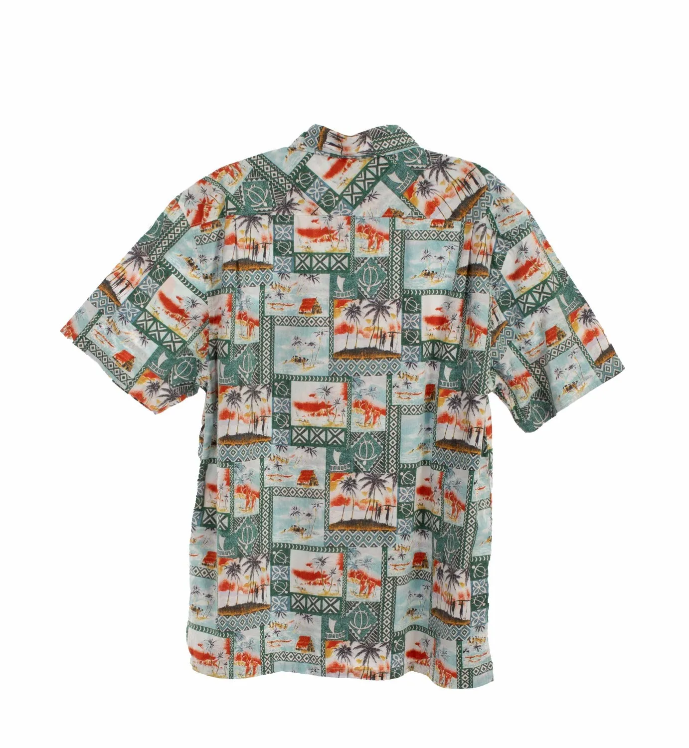 Scully Mens Island Surfers Pine 100% Cotton S/S Shirt Must-Have Item