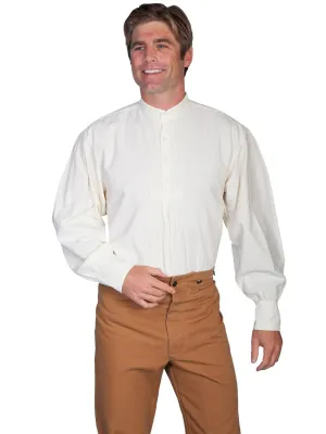 Scully RangeWear Mens Natural 100% Cotton Vintage L/S Full Cut Shirt Tailored Fit Polished Style Scully RangeWear Mens Natural 100% Cotton Vintage L/S Full Cut Shirt