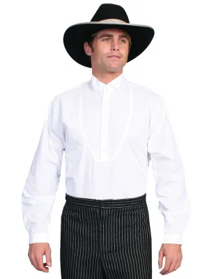 Scully RangeWear Mens White 100% Cotton Gambler L/S Pullover Western Shirt Everyday Comfort Sustainable production Unisex style Scully RangeWear Mens White 100% Cotton Gambler L/S Pullover Western Shirt