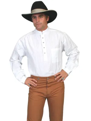 Scully RangeWear Mens White 100% Cotton Tombstone L/S Western Shirt Double Layered Shoulders Geometric Design Conference Appropriate Scully RangeWear Mens White 100% Cotton Tombstone L/S Western Shirt