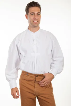 Scully RangeWear Mens White 100% Cotton Vintage L/S Full Cut Shirt Cozy Wear Nautical Look Work Appropriate Scully RangeWear Mens White 100% Cotton Vintage L/S Full Cut Shirt