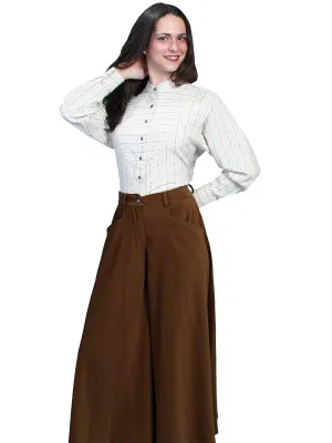 Scully RangeWear Womens Brown Polyester Western Split Skirt S Sandblasted Finish Scully RangeWear Womens Brown Polyester Western Split Skirt S Trend Setter Home Comfort