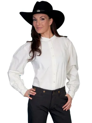 Scully RangeWear Womens Ivory 100% Cotton Western L/S Ranch Style Blouse Flawless Fit Scully RangeWear Womens Ivory 100% Cotton Western L/S Ranch Style Blouse Abrasion Resistant Denim