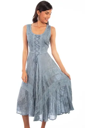 Scully Womens Ash Grey Rayon Lace Front S/L Dress Cool Cut Scully Womens Ash Grey Rayon Lace Front S/L Dress Comfort Stretch Technology Artist Vibe Comfy