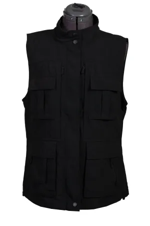 Scully Womens Black Nylon Petite Pocket Vest Flow Fit Brunch Outfit Vintage Lover Formal Scully Womens Black Nylon Petite Pocket Vest