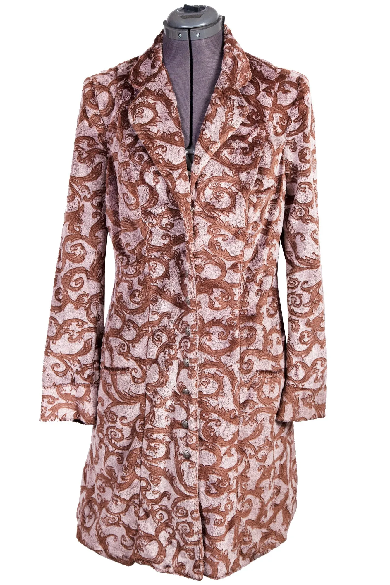 Scully Womens Brown Polyester Jacquard Jacket Street Style