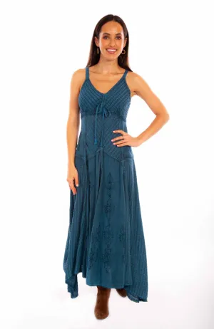 Scully Womens Electric Blue Rayon Multi-Fabric S/L Dress Durable Build Common look Scully Womens Electric Blue Rayon Multi-Fabric S/L Dress