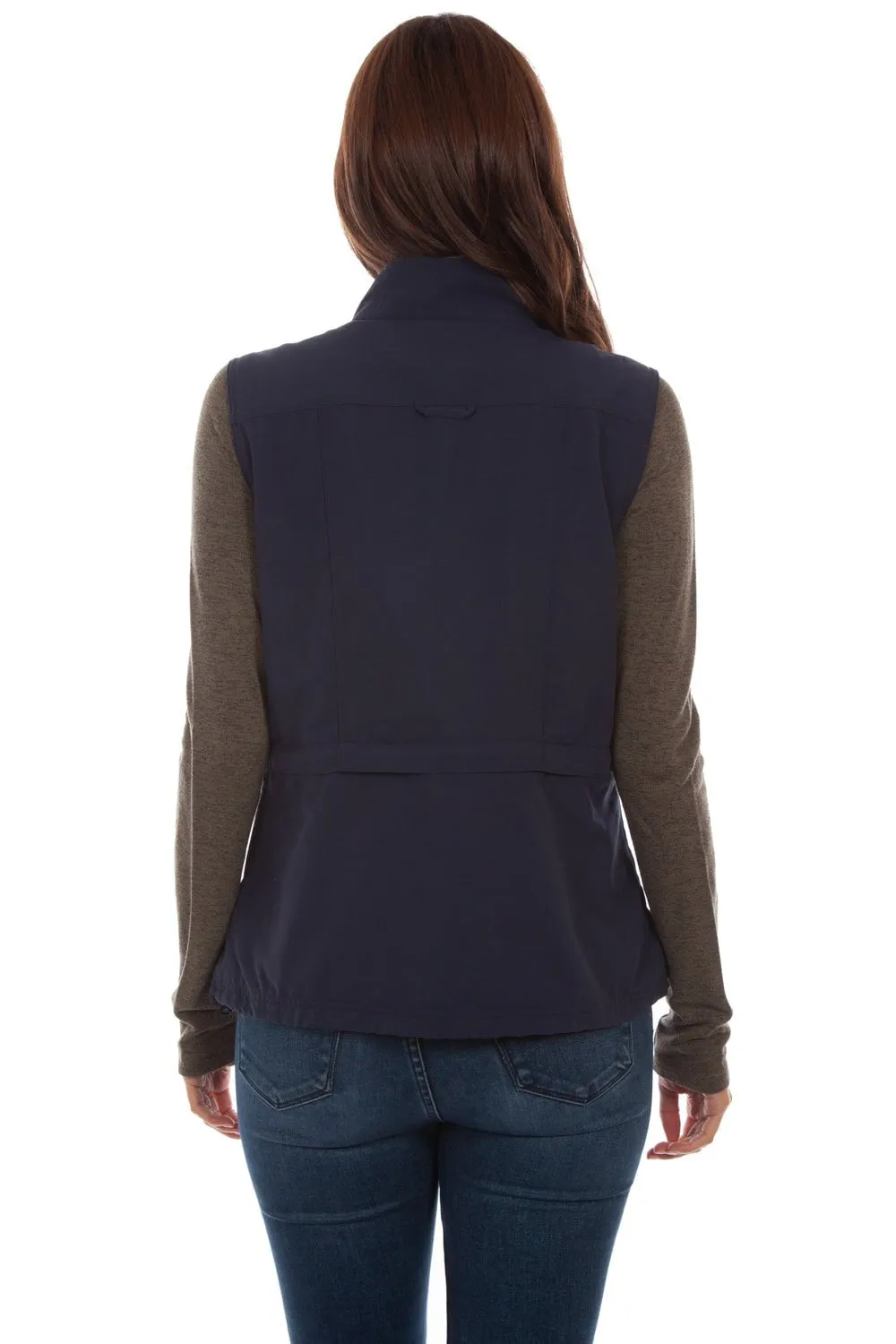 Scully Womens Midnight Sky Nylon Multi-Pocket Vest Tagless Design Flattering Fit