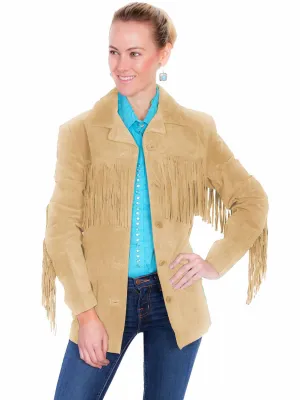 Scully Womens Notched Lapel Fringe Old Rust Leather Leather Jacket Soft Style Scully Womens Notched Lapel Fringe Old Rust Leather Leather Jacket Brunch Outfit Summer Vibes Versatile