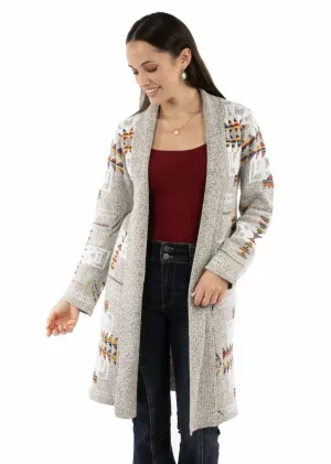 Scully Womens Open Front Cardigan Oatmeal 100% Acrylic Duster Sweater Stylish Fit Scully Womens Open Front Cardigan Oatmeal 100% Acrylic Duster Sweater Simple Outfit Versatile Fit