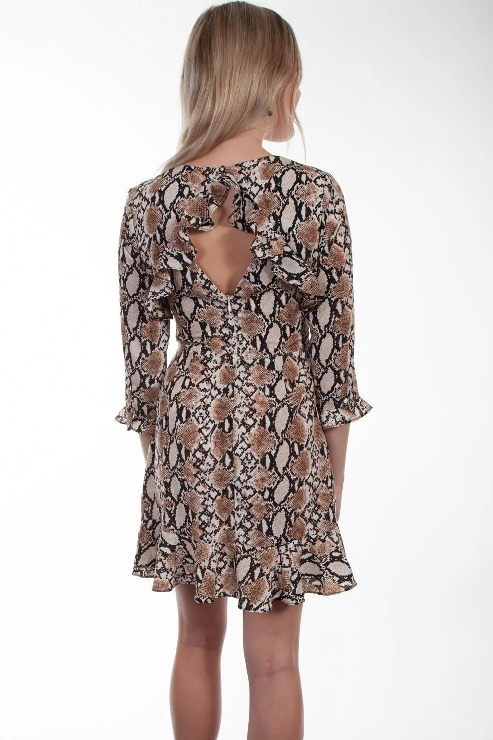 Routine Wear Scully Womens Python Polyester S/S Dress