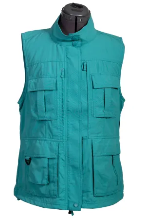 Scully Womens Teal Nylon Petite Pocket Vest Brushed Feel Scully Womens Teal Nylon Petite Pocket Vest Everyday Style Go-To Basic