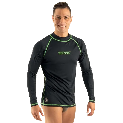 Seac Men's T-Sun Long Sleve Rash Guard Shirt