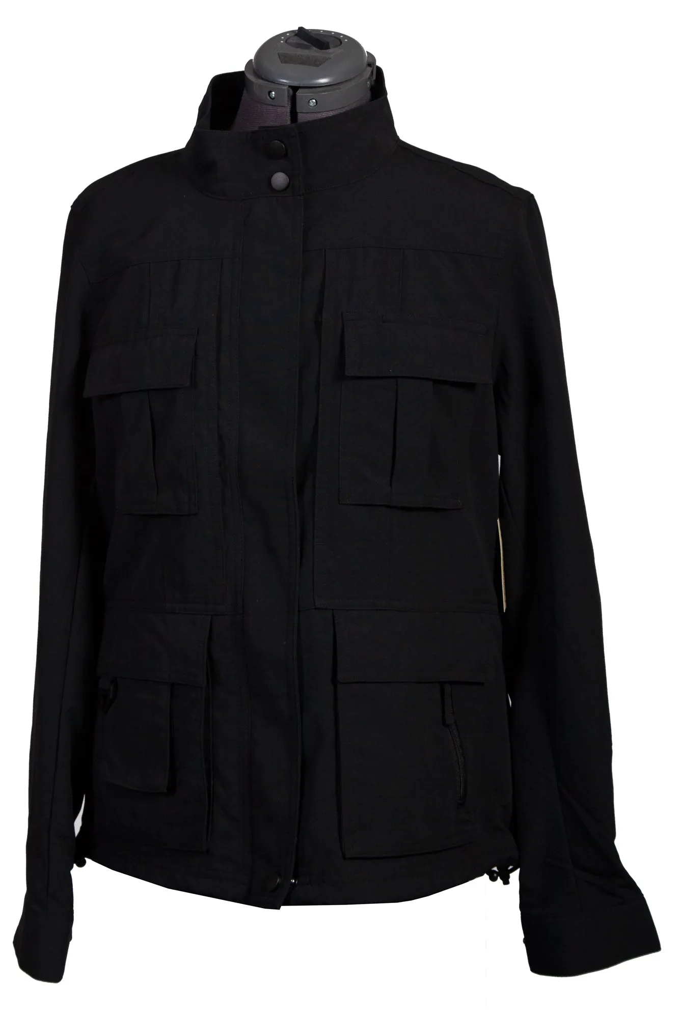 Work Ready Neutral Scully Womens Black Nylon Multi-Pocket Jacket