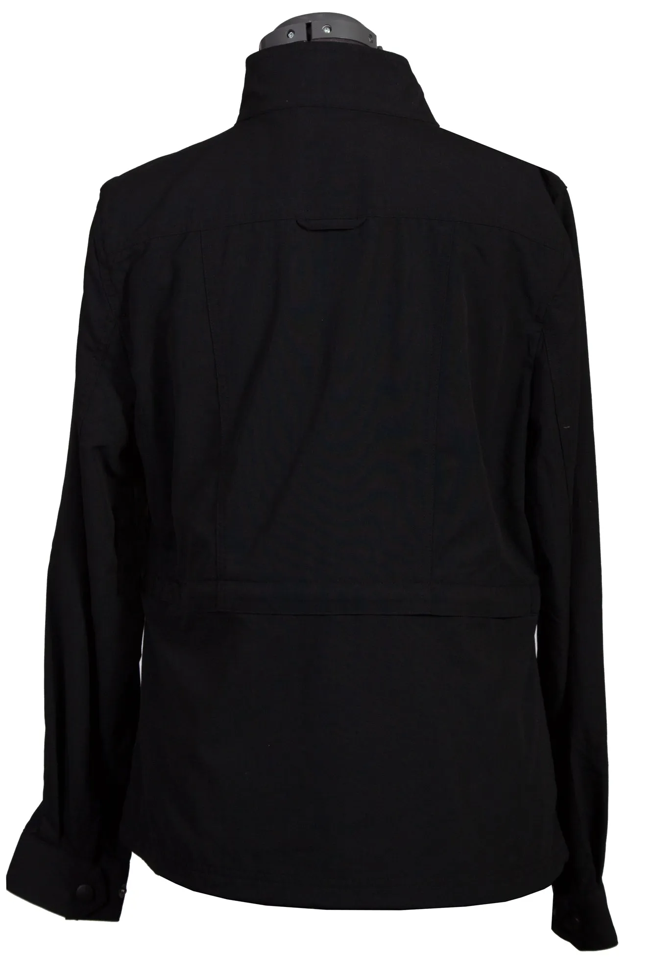 Winter Warmth Minimalist Scully Womens Black Nylon Multi-Pocket Jacket