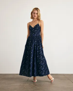 Serena Dress Soft Net Trendy Piece Beaded-Sleeve Serena Dress