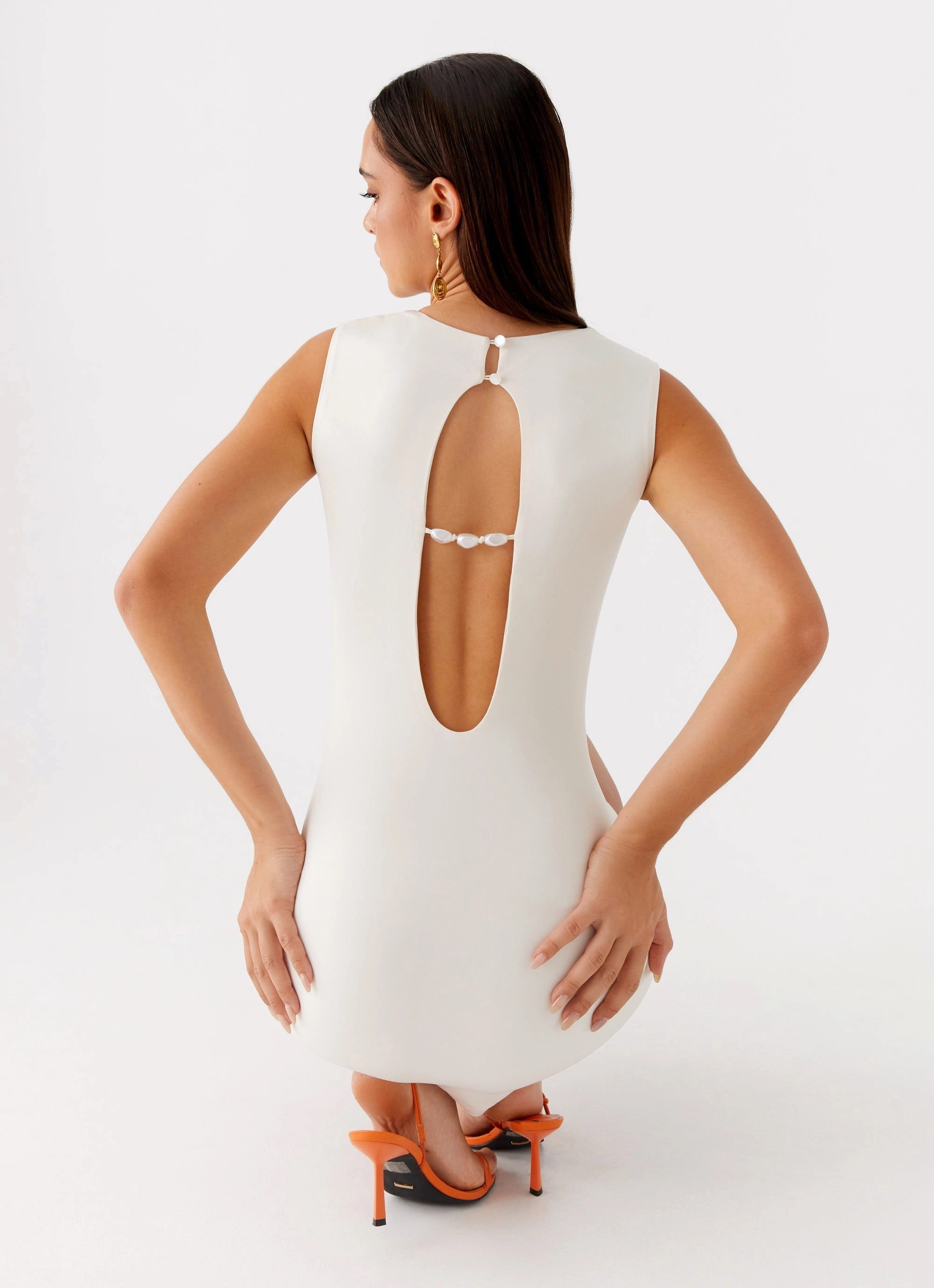 Shai Pearl Mini Dress - Ivory Happy Scent Warm Soft