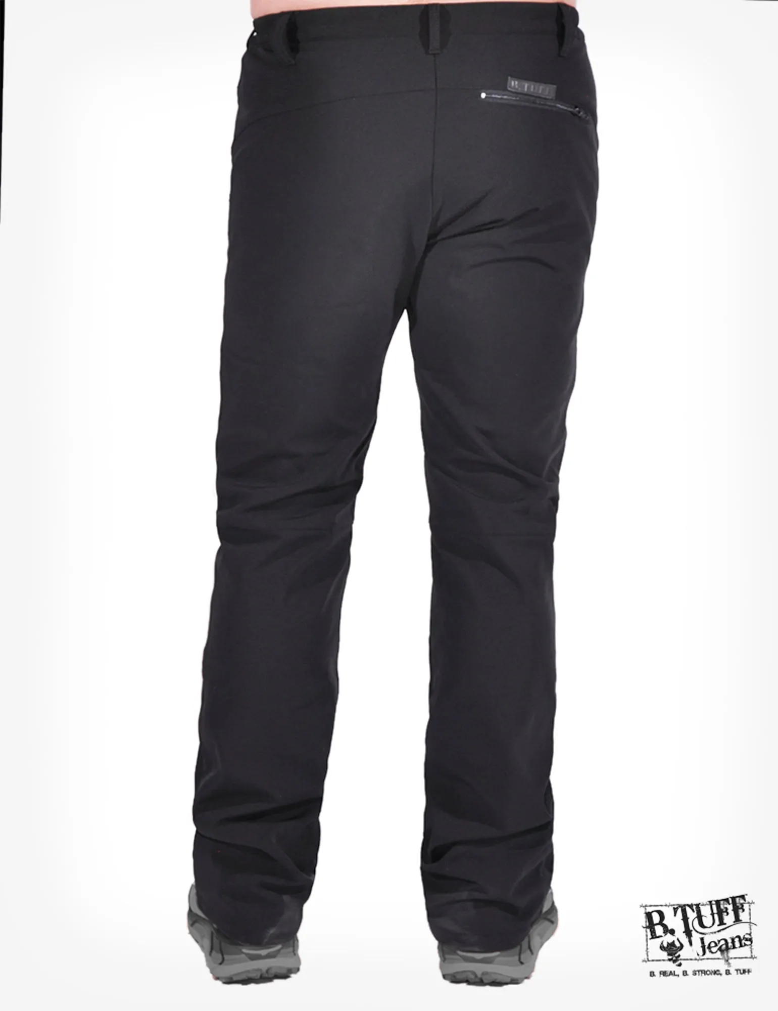 Mens Black Cotton Blend Jeans Work Hard Play Hard Relaxed Style Neutral