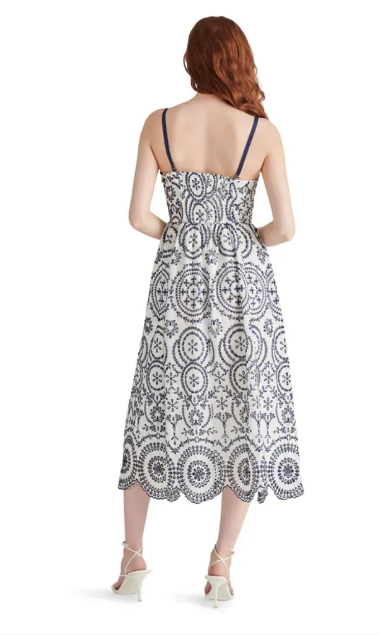 Polished Style Shirley Dress in Marine