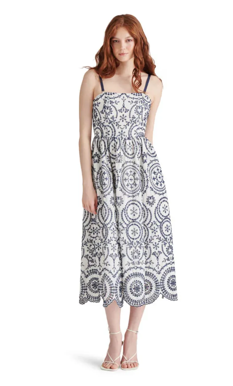Soft Detail Refined Vibe Shirley Dress in Marine