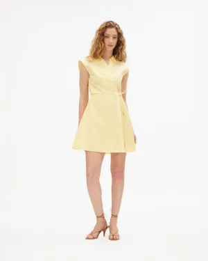 Shivon Dress Satin Touch Natural Wrap Shivon Dress
