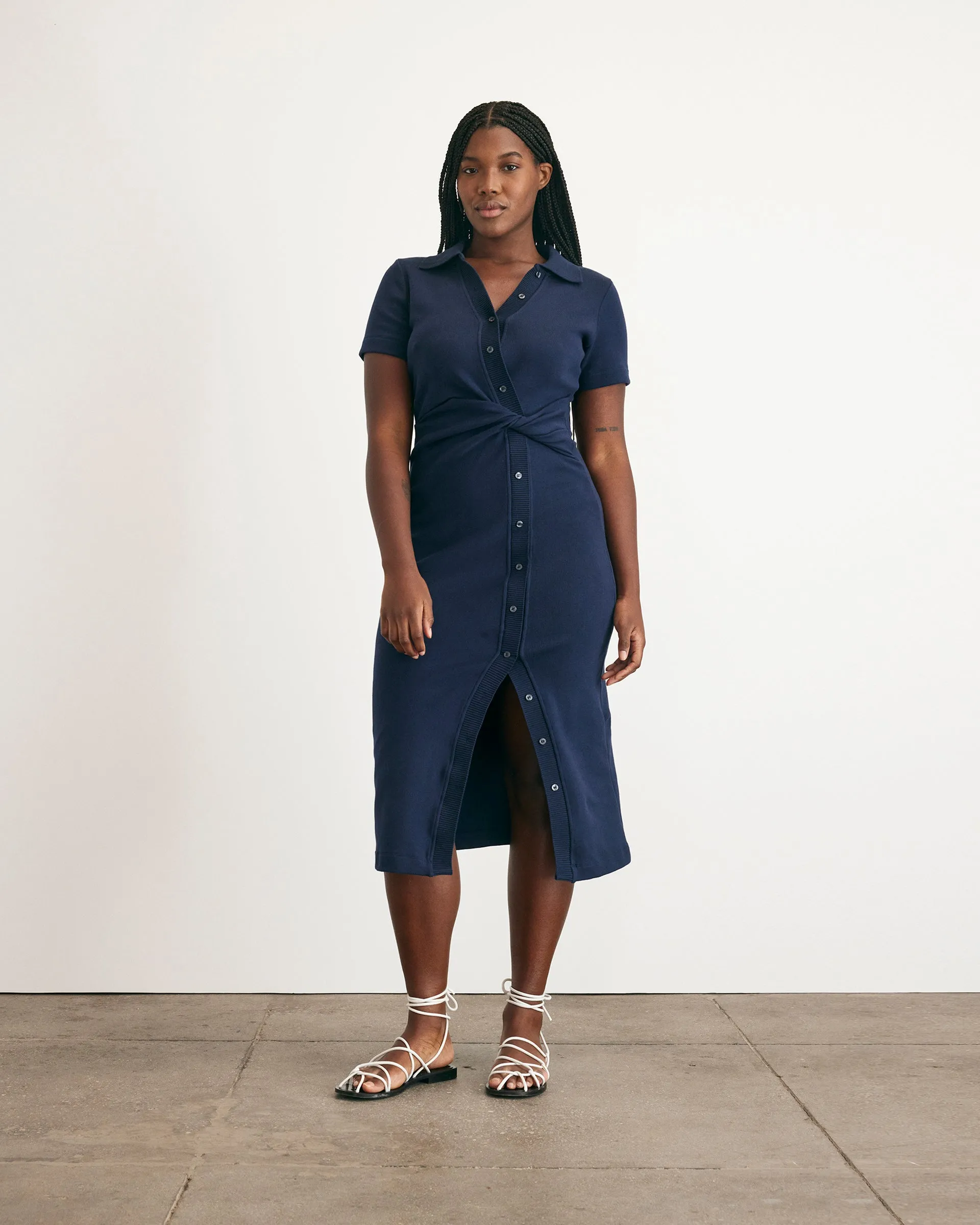Rural Charm Simple Yet Elegant Short Sleeve Ellicot Dress