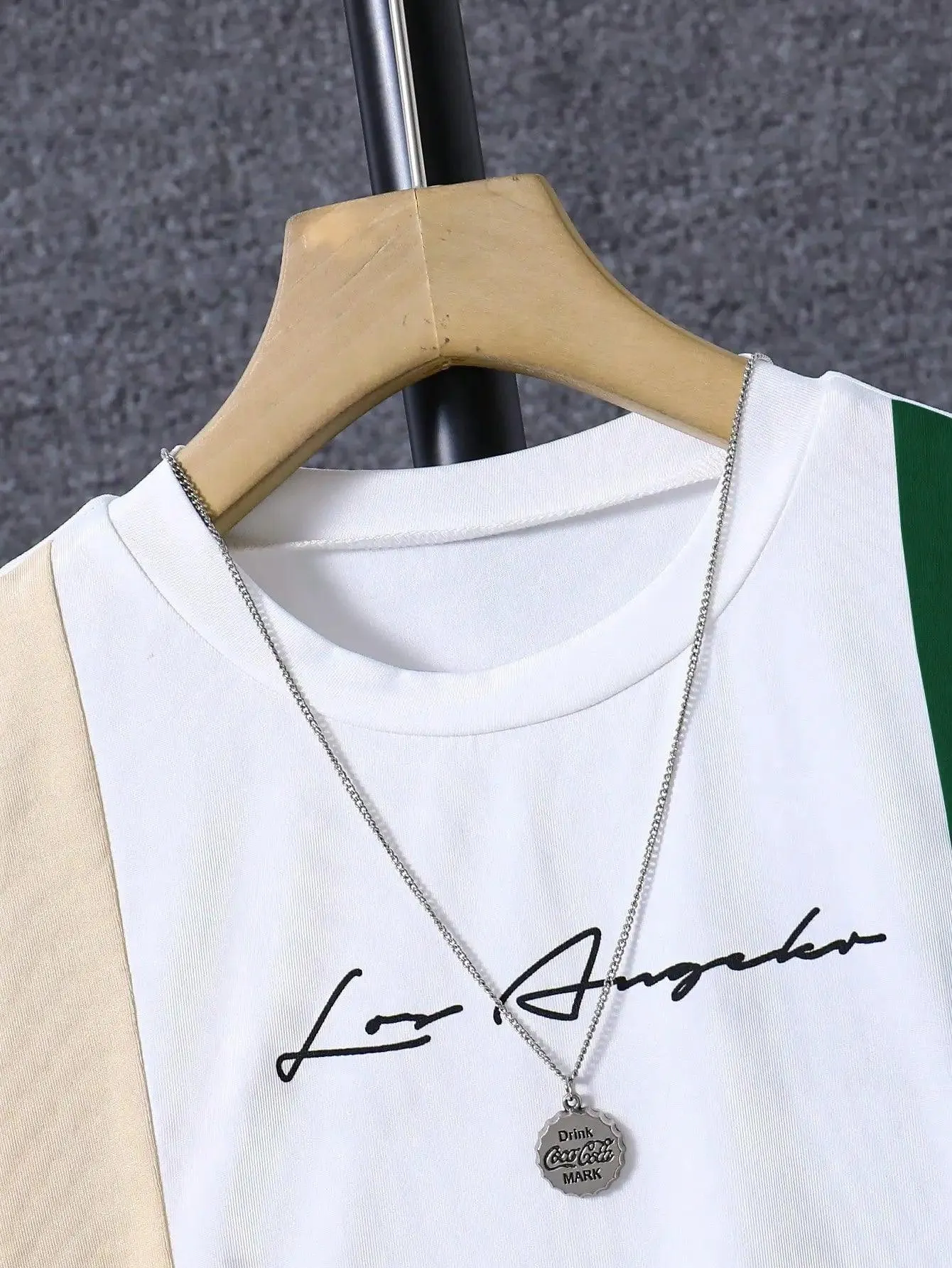 Short Sleeved T-Shirt For Boys Aged 7-13, Contrasting