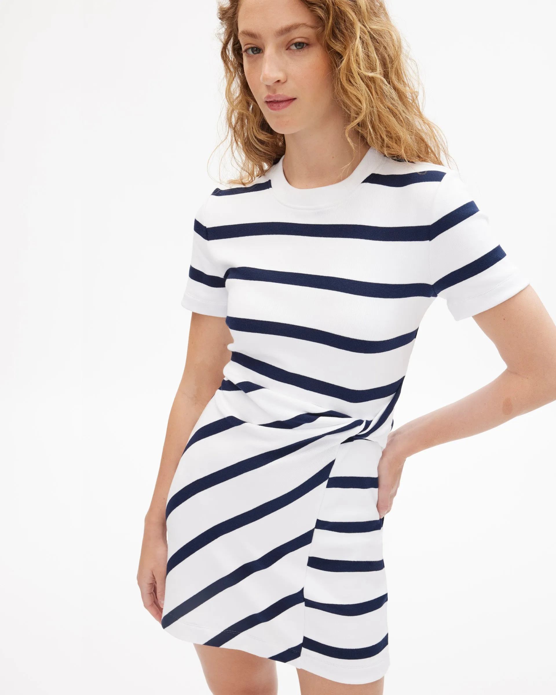 Theater-Night Everyday Layers Short Striped Cody Dress