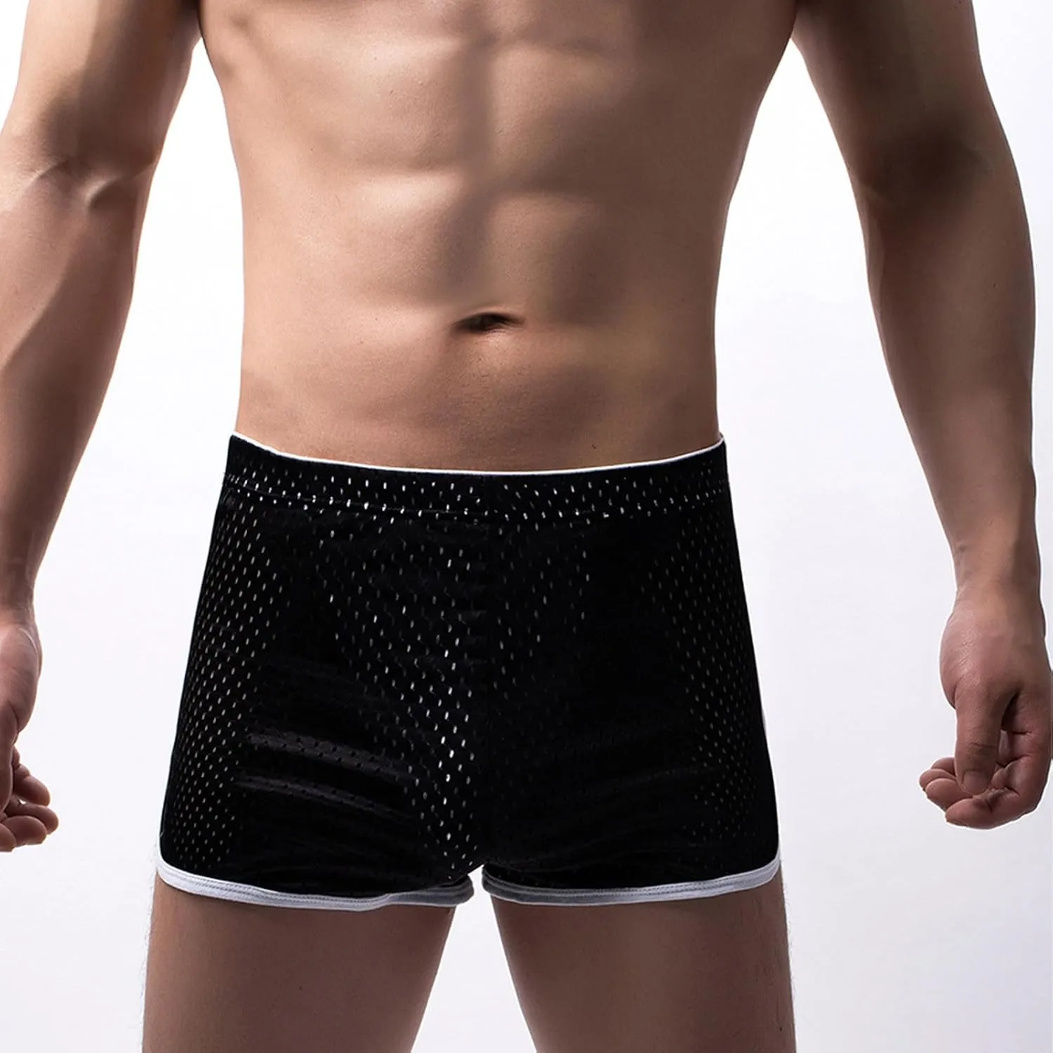 Shorts for Men, Mens Linen Drawstring Shorts,Summer Linen Beach Shorts with Pockets,Vocation Linen Shorts