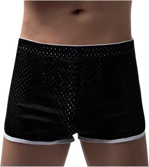 Shorts for Men, Mens Linen Drawstring Shorts,Summer Linen Beach Shorts with Pockets,Vocation Linen Shorts